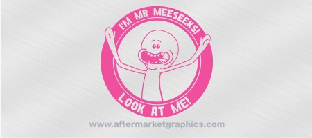 Rick and Morty Mr. Meeseeks Circle Decal 02